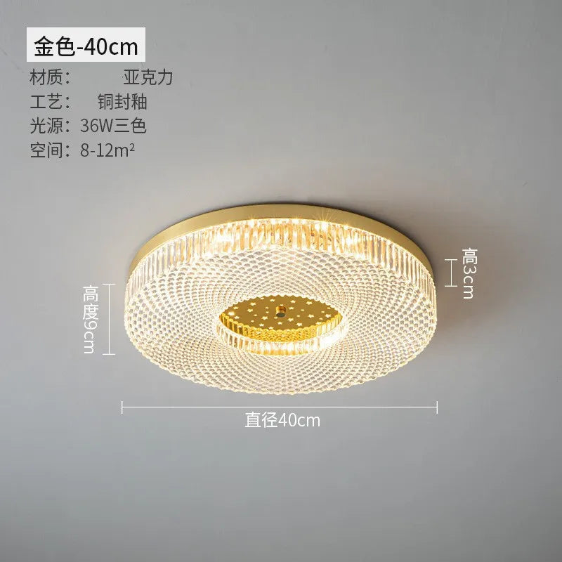 plafonnier moderne à led design créatif en acrylique pour intérieur - vue 10 sur 10