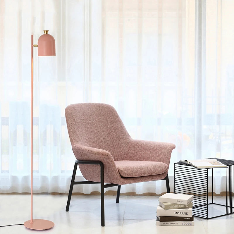 lampadaire moderne minimaliste en fer pour décoration nordique