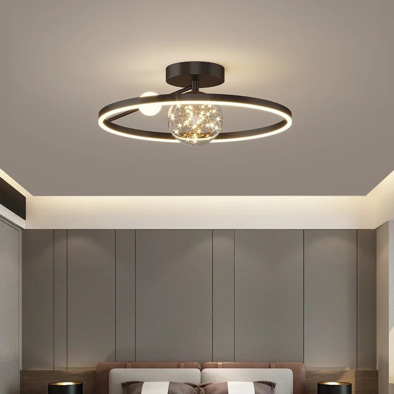 lustre led moderne pour un éclairage intérieur élégant - vue 6 sur 13