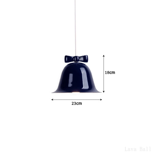 suspension modernes en forme de cloche avec nœud décoratif - vue 18 sur 20