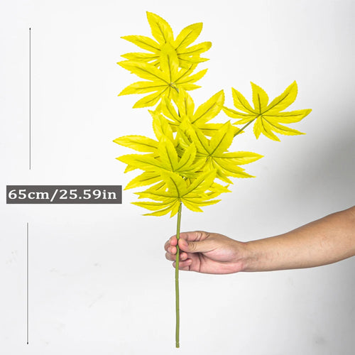grandes plantes d'érable artificielles décorations d'automne pour festivals - vue 10 sur 9