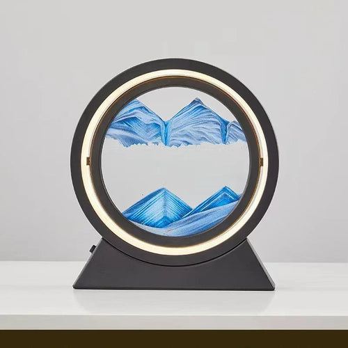 lampe de table créative avec sable mouvant 3D décoratif - vue 12 sur 24