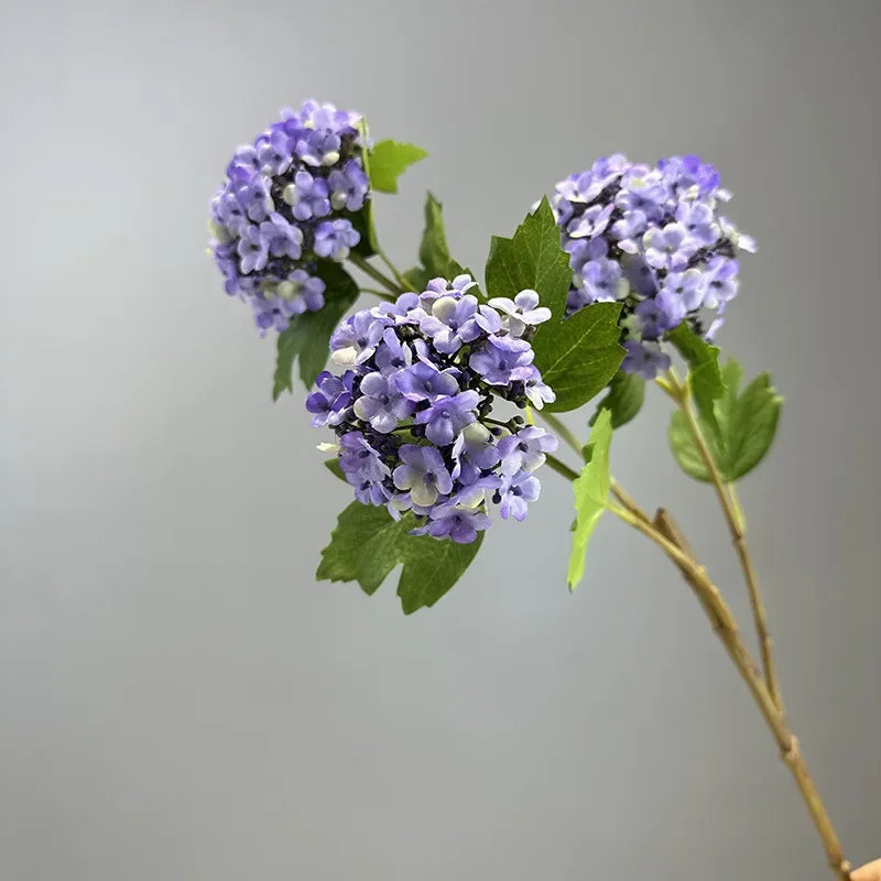 boule de neige florale en soie décoration mariage fausses fleurs hortensia - vue 9 sur 13