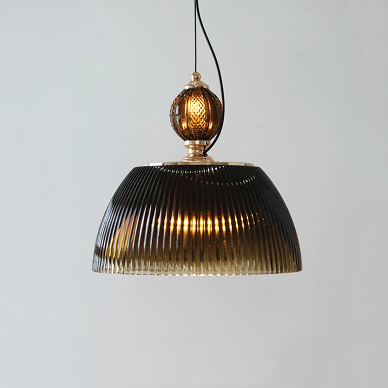 suspension créative nordique en verre pour restaurant et chambre moderne