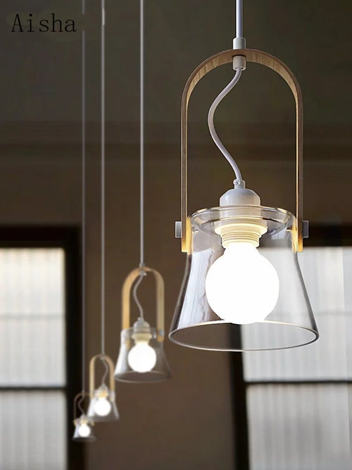 lustre en verre design pour décoration intérieure moderne - vue 3 sur 9