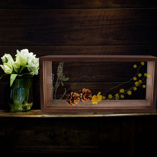 cadre photo boîte à ombre pour fleurs séchées et souvenirs - vue 3 sur 7