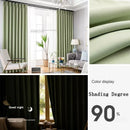 Rideau occultant moderne plissé pour chambre salon