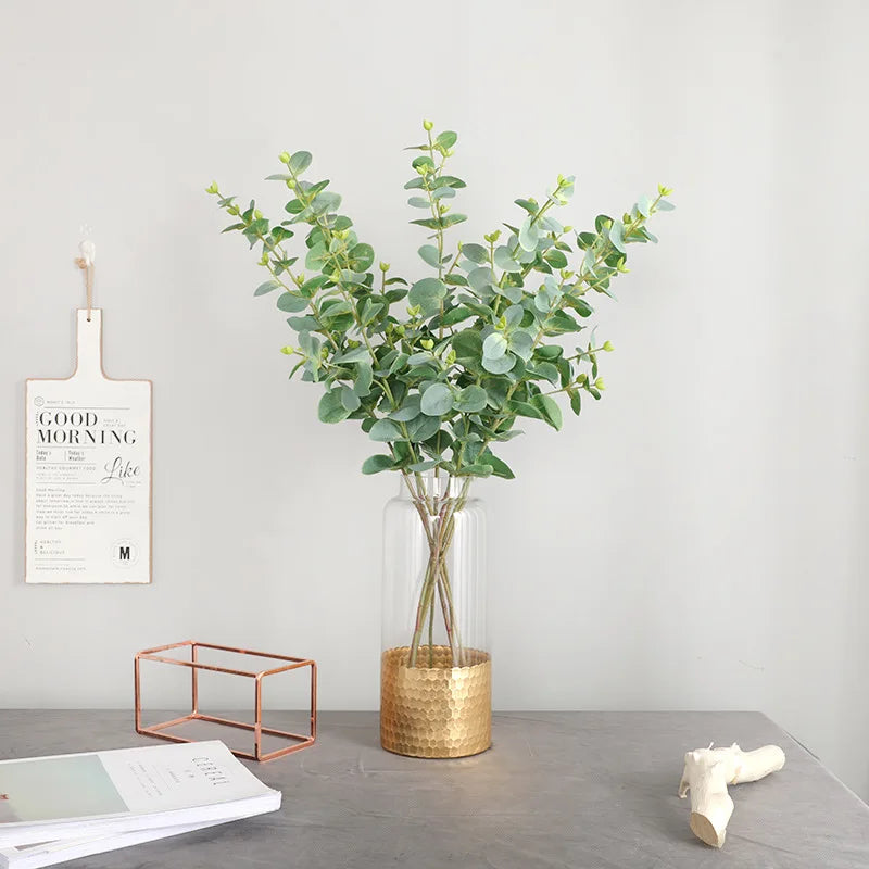 feuilles d'eucalyptus artificielles pour décoration intérieure et extérieure - vue 3 sur 8