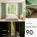 Rideau occultant moderne plissé pour chambre salon