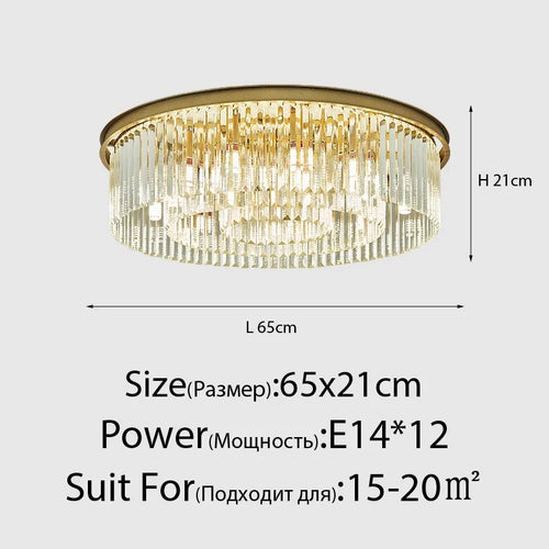 lustre en cristal de luxe style italien pour décoration intérieure - vue 11 sur 21
