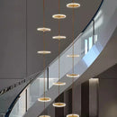lustre moderne rond pour éclairage intérieur élégant