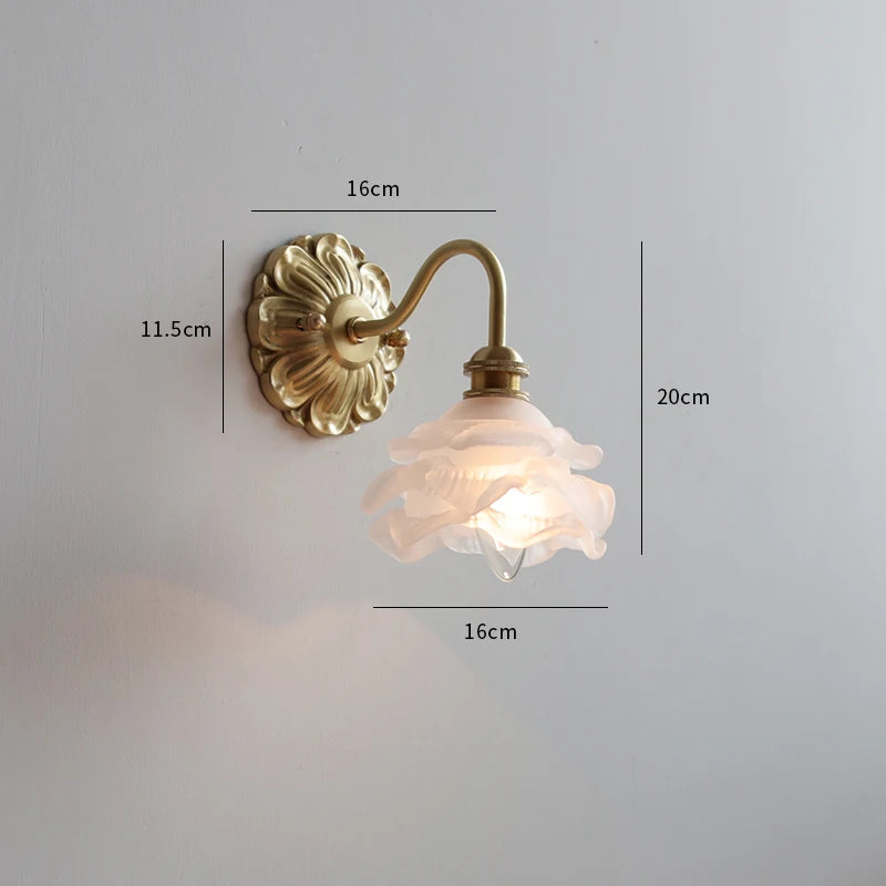 applique led verre gris fumé cuivre moderne intérieur - vue 17 sur 23