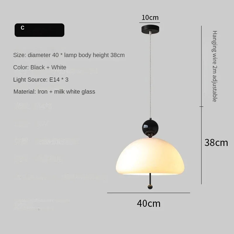suspension en verre créative pour restaurant et bar - vue 9 sur 11