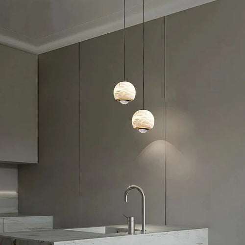 suspension en marbre nordique design pour intérieur moderne - vue 5 sur 7