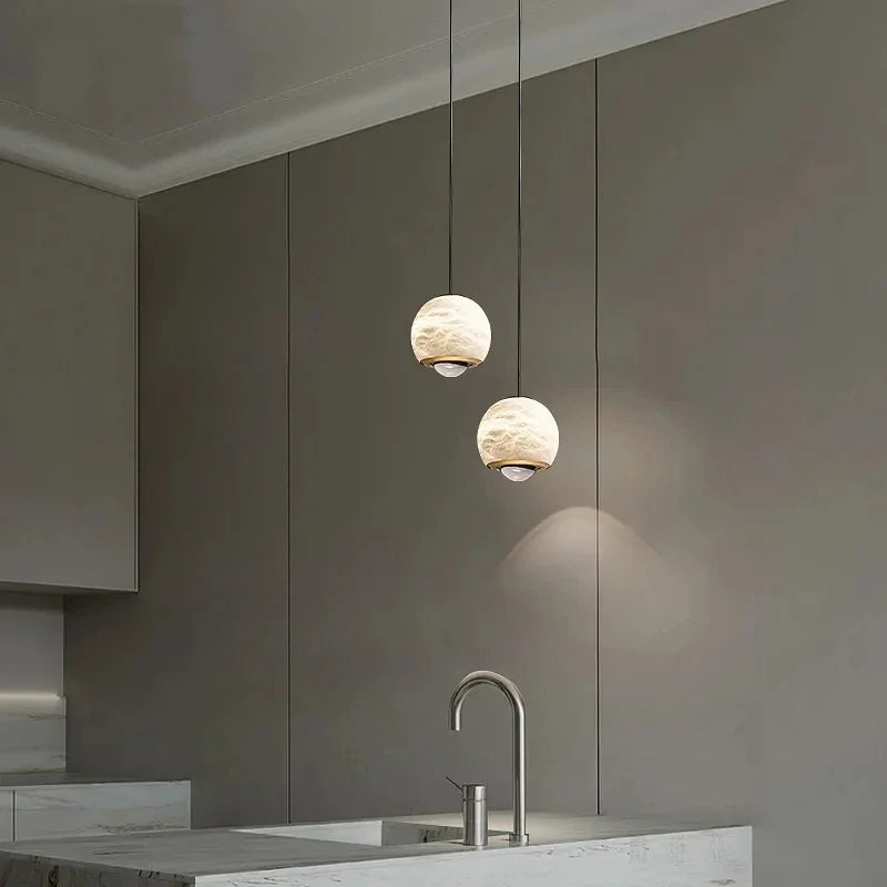 suspension en marbre nordique design pour intérieur moderne - vue 5 sur 7