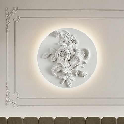 applique murale circulaire rétro en verre pour intérieur élégant - vue 5 sur 12