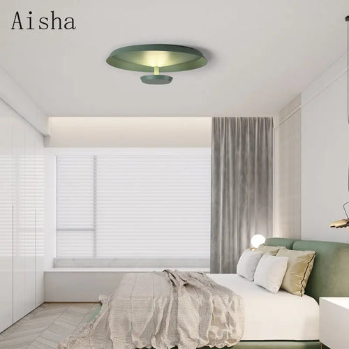 plafonnier led circulaire design créatif pour décoration intérieure - vue 6 sur 9
