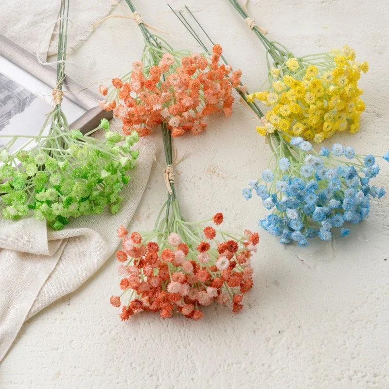 bouquet de gypsophiles artificielles pour décoration de mariage - vue 5 sur 16