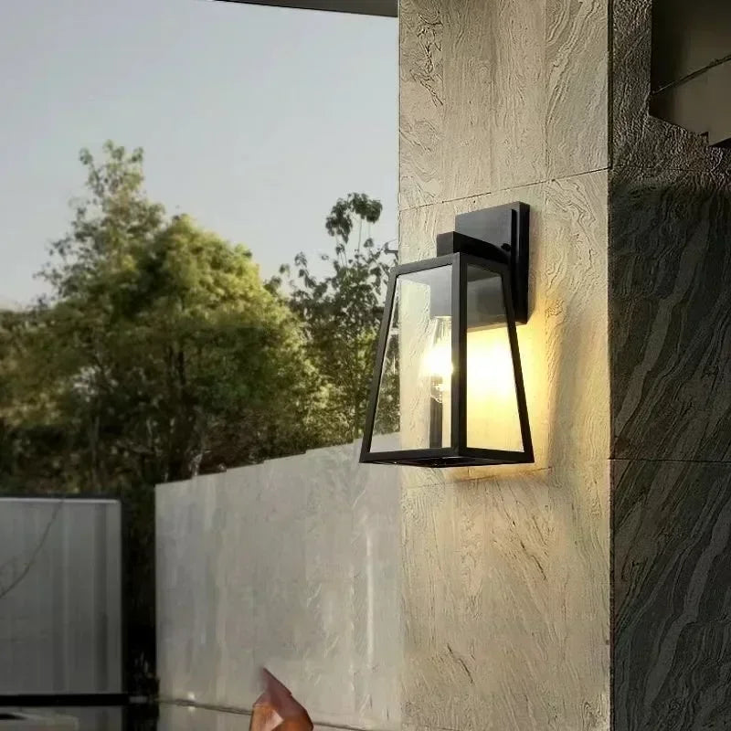 applique murale super lumineuse étanche extérieure style européen - vue 4 sur 6