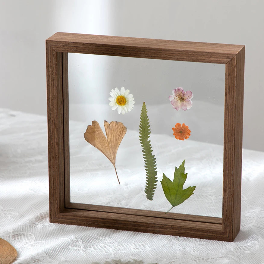 cadres photo en bois pour fleurs pressées et herbier - vue 8 sur 8