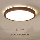Walnut Wood Ceiling light, Wabi-sabi Simple Modern Vintage style, Bedroom lighting for Bathroom, Bedroom, dining room, Study