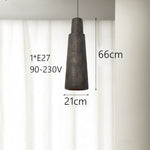 Suspension moderne avec abat-jour cylindrique Varego