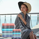 serviette de plage extra large coton séchage rapide