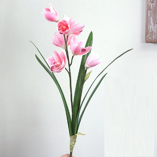 fleurs artificielles cymbidium pour décoration mariage et événements - vue 11 sur 11