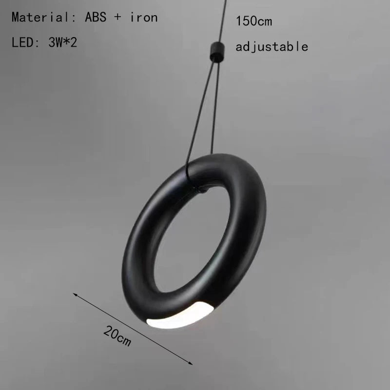 suspension anneau réglable 	 4000k art déco - vue 9 sur 10