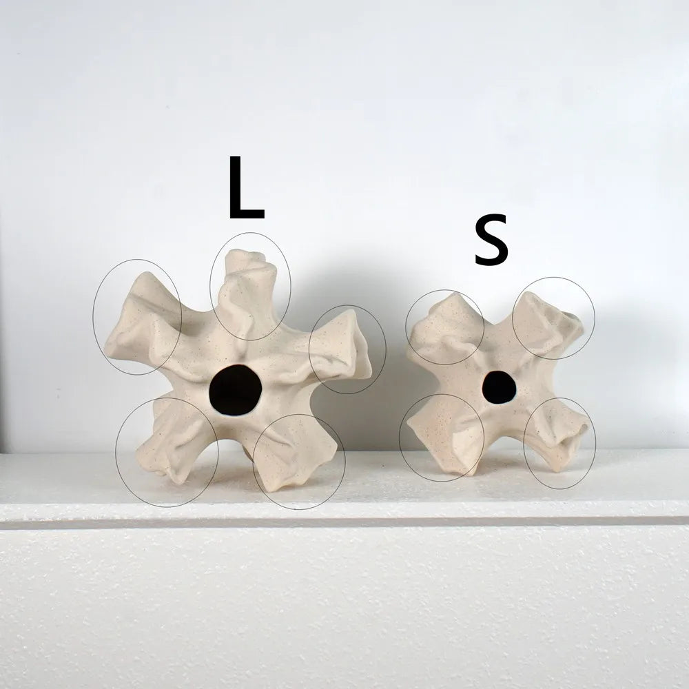 vase en céramique design nordique pour décoration florale moderne - vue 5 sur 10