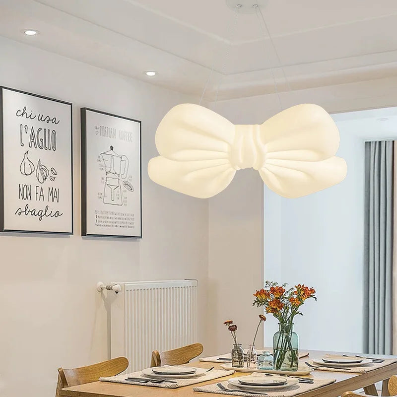 plafonnier led à nœud romantique pour petite fille - vue 5 sur 8