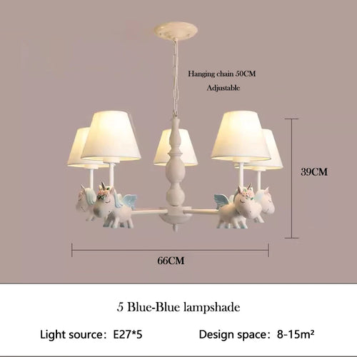 lustre enfant LED rotatif style nordique romantique et chaleureux - vue 16 sur 24