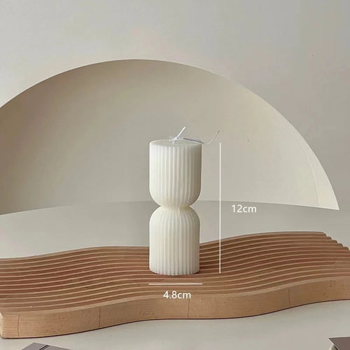 accessoires de décoration moderne bougies parfumées géométriques de luxe - vue 11 sur 12