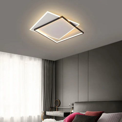 plafonnier led nordique à intensité réglable design simple - vue 6 sur 9