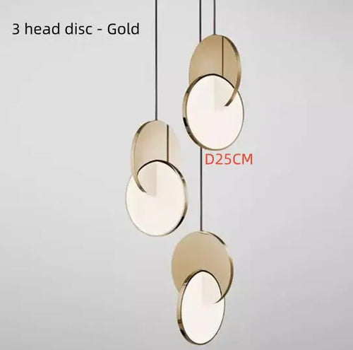 Nordic creative bar restaurant post-modern simple bedroom bedside designer single head net red light luxury art chandelier - vue 14 sur 13