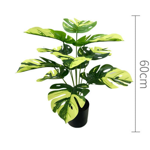 plante artificielle feuilles de tortue pour décoration intérieure - vue 18 sur 25