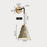Applique murale led wabi sabi style minimaliste nordique