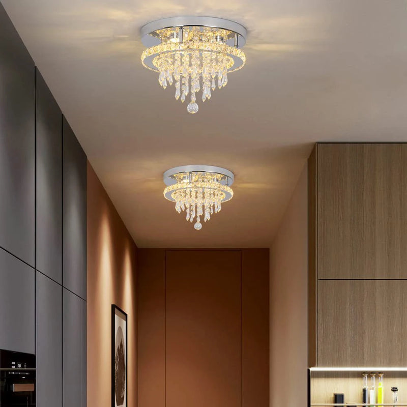 Lustre Cristal Plafond Moderne Suspension