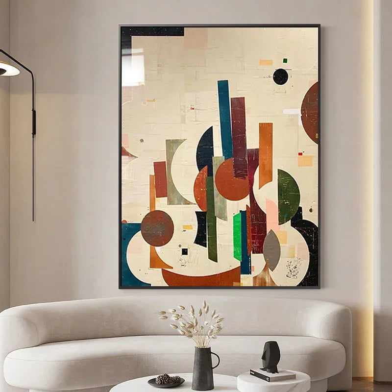 peinture abstraite pour décoration murale et intérieure