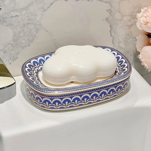boîte à savon luxe en céramique pour salle de bain - vue 3 sur 11