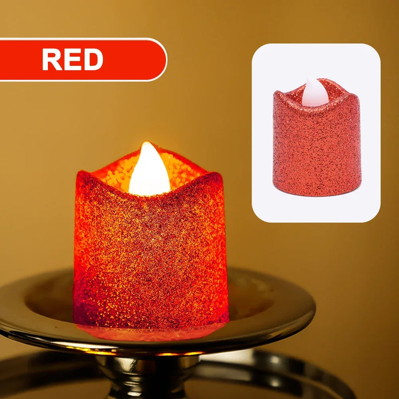 Bougies Longues Cierges - Lot De 6 - Rouge, 21 Cm - Brûlent Environ 8 Heures - Pour Dîner Romantique, Décoration