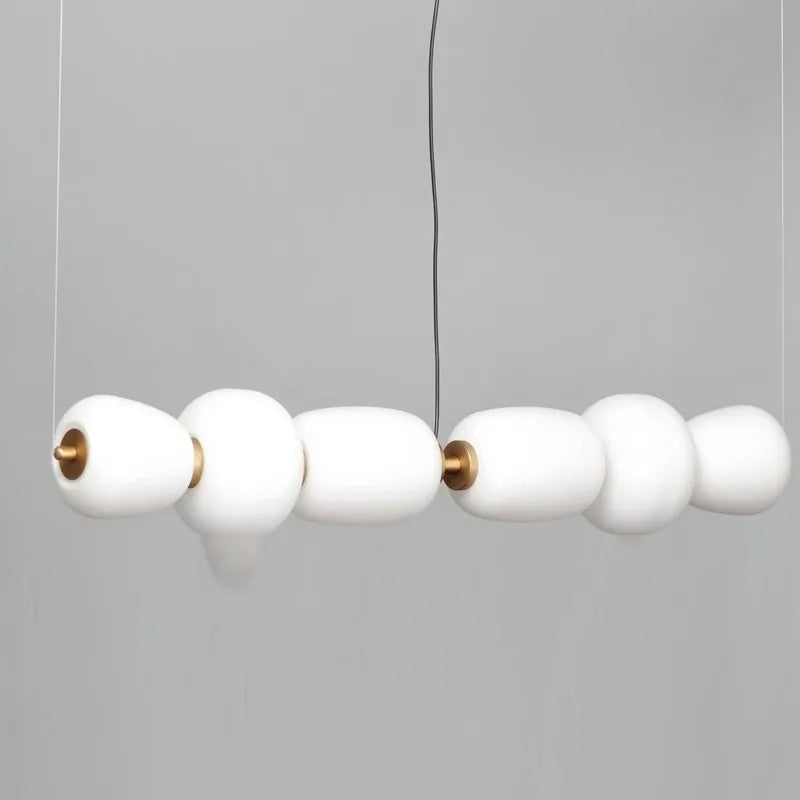 lustre en verre minimaliste moderne pour espaces créatifs et bars - vue 5 sur 7