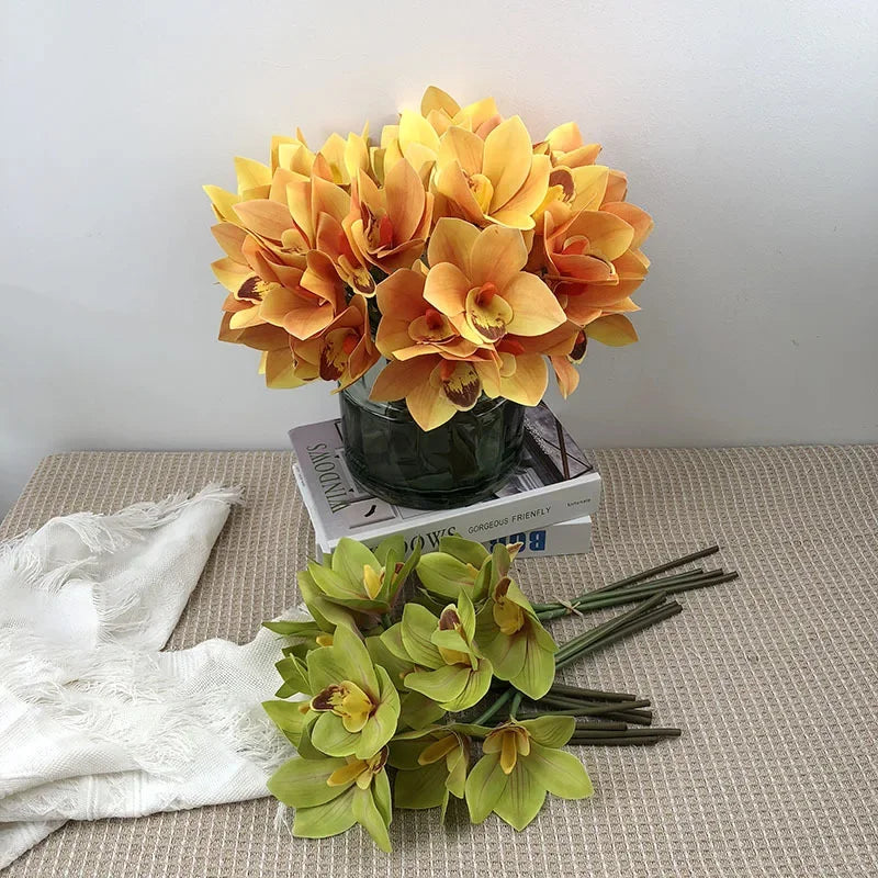 bouquet de fleurs artificielles pour décoration chaleureuse et moderne - vue 3 sur 10