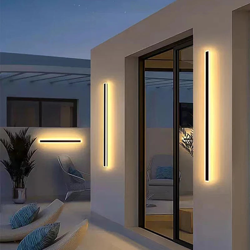 applique murale led minimaliste en aluminium pour éclairage - vue 4 sur 13