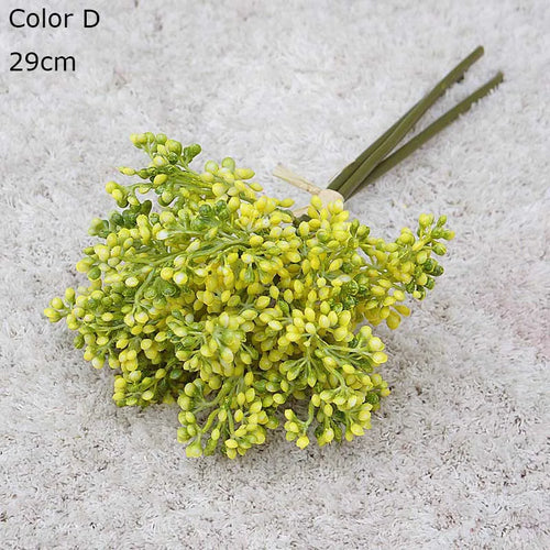 lot de 3 bouquets de riz artificiel pour décoration et arrangement floral - vue 9 sur 12