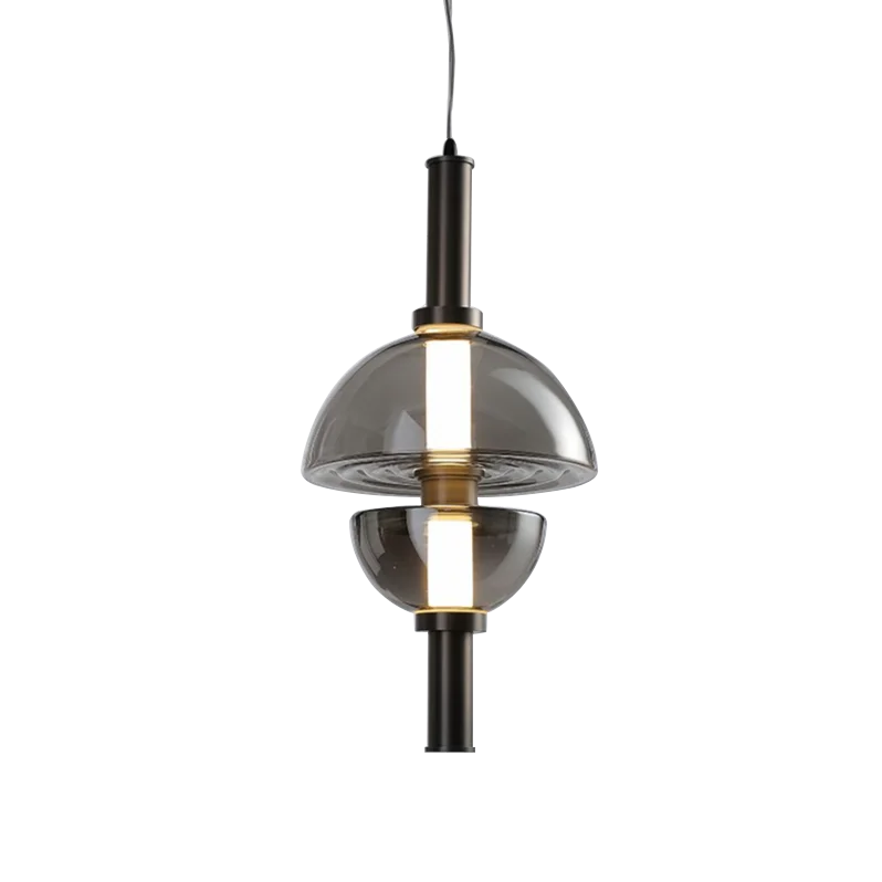 lustre en verre design nordique pour espace moderne - vue 6 sur 11
