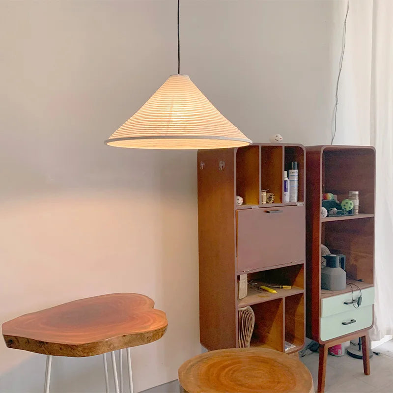 Suspension en papier style japonais nordique vintage