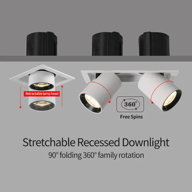 plafonniers led modernes et minimalistes pour espaces commerciaux et domestiques - vue 3 sur 8
