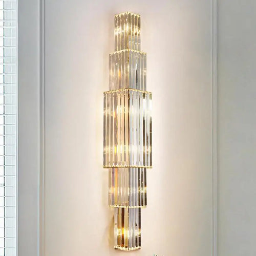 applique murale en cristal pour décoration d'hôtel et jardin