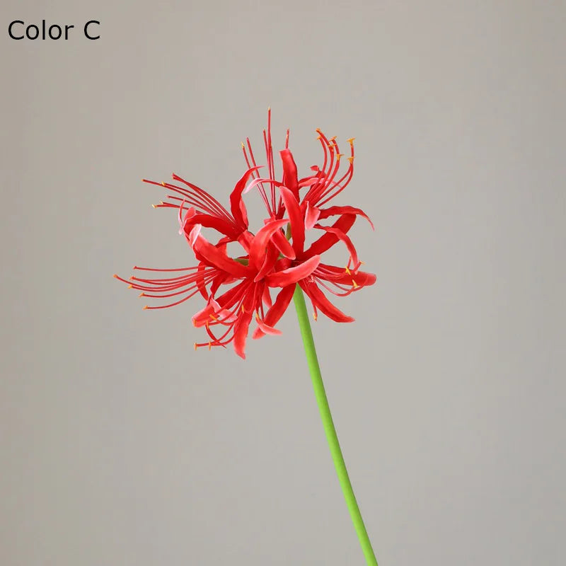 branche de fleur artificielle higanbana décoration florale pour mariage - vue 8 sur 10